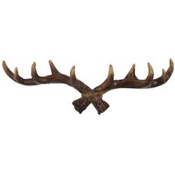 KONVINIT Deer Antlers Wall Hooks Antique Clothes Hanger Rack, Rustic, Decorative Gift, Home, Livingroom Decor