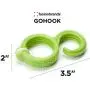 FusionBrands GoHook, Green - Versatile Magnetic Hooks Hold Essential Go-To Items in the Kitchen, Bathrooms, Closets, and On the Go-Flexible S Hook Design is Portable, Easy to Use, and Holds Up to 3lbs FusionBrands GoHook, Green - Versatile Magnetic Hooks Hold Essential Go-To Items in the Kitchen, Bathrooms, Closets, and On the Go-Flexible S Hook Design is Portable, Easy to Use, and Holds Up to 3lbs