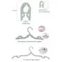 Travel Hangers,8 PCS Folding Hanger Travel Accessories,Travel Hangers Foldable,Portable Foldable Clothes Drying Rack for Travel Outdoor