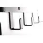 Animal Cat Girl Metal Wall Mounted Bag Hanger,6 Hooks Storage Rack Originality Clothing Hooks Sweet Black(Cute Totoro)