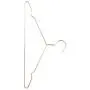 Riverlily Iron Wire Non-Slip Anti-Rust Coat Hanger Rose Gold Clothes Garment Trouser Dress Clothes-Rack 42x21cm