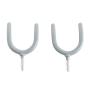 Home Master Hardware Garage Storage Hanger Hooks Steel Utility Hook Wall Mount Screw-in Organizer Multi-Tools Bike Hanger Holder Hooks 10 Pack