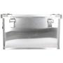 POINSETTIA Aluminum Tool Boxes Waterproof Transport Storage for Truck 60x34x35cm, Silver