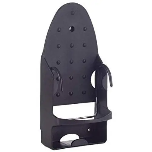 boomprospect Heat Resistant Iron Holder with Ironing Board Hanger Electric Iron Clothes Ironing Accessories - Black boomprospect Heat Resistant Iron Holder with Ironing Board Hanger Electric Iron Clothes Ironing Accessories - Black