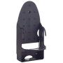 boomprospect Heat Resistant Iron Holder with Ironing Board Hanger Electric Iron Clothes Ironing Accessories - Black