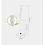 XINGZHE Multi-Function Floor Home Bedroom Hanger Clothes Rack Living Room Creative Clothes Rack (50 183cm) Coat Rack (Color : A)