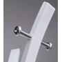 XIAOLONG Simple Modern White Coat Rack Floor Clothes Rack Bedroom Living Room Hanger Creative Simple Floor Hanger