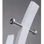 XIAOLONG Simple Modern White Coat Rack Floor Clothes Rack Bedroom Living Room Hanger Creative Simple Floor Hanger