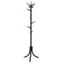 Pentaero 45x45x178cm Coat Rack, European Style Fashion Hanger, Bedroom Home Floor Creative Clothes Rack, Coat Rack Purse Rack Hall Tree with 14 Rotating Plastic Hooks Entryway Hat Rack (Black)