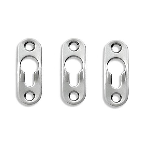 TOUHIA 44mm x 16mm Single Keyhole Hangers Hanging Plate Hardware for Mirror Picture Frames(100 Pcs)