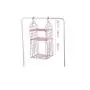 Clothes Hanger Organizer Organizador Ropa Interior Closet Hanger Basket Bag Storage Pants Tie Rack Hooks Shelf,Pink-4