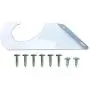 Design House 205831 Closet Hardware, 48-72", White Design House 205831 Closet Hardware, 48-72", White