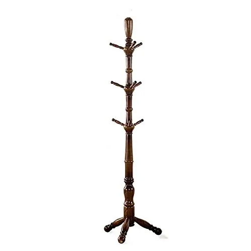 WZP Household Coat Rack Solid Wood Floor Solid Wood Hanger Modern European Clothes Rack Hook Can Be Rotated Home/B WZP Household Coat Rack Solid Wood Floor Solid Wood Hanger Modern European Clothes Rack Hook Can Be Rotated Home/B