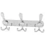 uxcell Stainless Steel Family 3 Hooks Design Wall Door Hanger Clothes Holder Hat Rack uxcell Stainless Steel Family 3 Hooks Design Wall Door Hanger Clothes Holder Hat Rack
