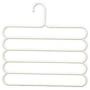 5pcs Random Color 5 Layers Pants Clothes Hangers Non-Slip Multifunctional Clothes Hangers Multilayer Tie Scarfs Magic Hanger Home Organizer