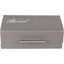 lRICE-home Storage Container Boxes Heavy Duty Rectangle Flip Iron Bread Bin Loaf Canister - White