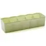 quysvnvqt Fashion Storage Boxes Storage Supplies Multi-grids Cosmetics Underwear Socks Holder Storage Boxes Rack Sundries Organizer for Home - Green
