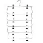 Quality Foldable 6 Tier Skirt Pants Cloth Hanger Heavy Duty Metal (1) Quality Foldable 6 Tier Skirt Pants Cloth Hanger Heavy Duty Metal (1)