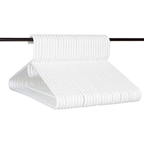 Neaties American Made White Heavy Duty Plastic Hangers, Plastic Clothes Hangers Ideal for Everyday Use, Clothing Standard Hangers, 30pk Neaties American Made White Heavy Duty Plastic Hangers, Plastic Clothes Hangers Ideal for Everyday Use, Clothing Standard Hangers, 30pk