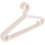 SAASNY Standard Plastic Hangers ? Pack of 20 ? Durable and Slim with Sleek Design ? White ? Non Slip & Space Saving Clothes Hangers for Drying and Storage