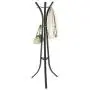 Type A Black Metal Coat Rack | Clothing Hanger with 9 Hooks, Easy Assembly | Perfect for Your Hallway, Entryway or Foyer to Hang Your Clothes & Accessories | Black, 9-Hooks