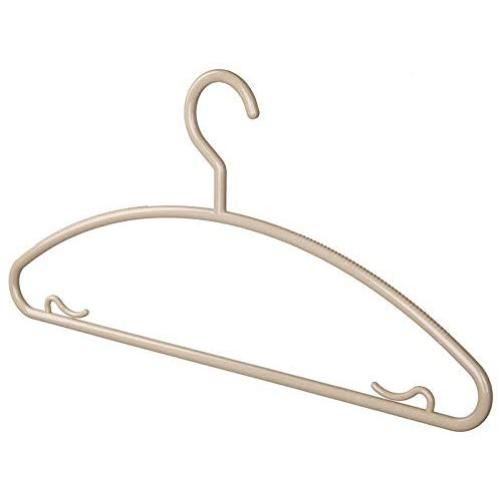 SAASNY Standard Coat Plastic Hangers Non-Slip Plastic Hangers -15 Pack- Heavy Duty Plastic Suit Hangers Plastic Space Saving Non Slip Clothes Hangers,Grey,for Drying and Storage