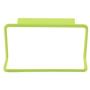 OULII Over-the-Cabinet Kitchen Dish Towel Bar Holder Door Back-Towel Rack Cabinets Cloth Hanger Hook Towel Bar (Green)