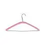 Foam Hanger Covers by Non Slip Grips in 9 Bright Colors | Shoulder Guards for 16 or 17 Inch Hangers | Soft Foam Garment Protector for Lingerie, Tanks & X-Large Clothes | Closet Organizer (Pink)