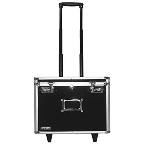Vaultz Locking Mobile File Chest, Letter/Legal, 15 1/4 x 12 1/4 x 11 1/2, Black (VZ00635)