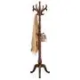 JUFU Coat Rack Coat Rack, Home Floor-Standing Wooden Hangers Bedroom Living Room Vertical Clothes hat Storage Rack, (Color : Walnut Color) JUFU Coat Rack Coat Rack, Home Floor-Standing Wooden Hangers Bedroom Living Room Vertical Clothes hat Storage Rack, (Color : Walnut Color)