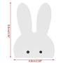 Cute Bunny Hook Wooden Clothes Hanger Wall Decor Children Bedroom Pendant 10pcs