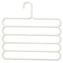 10pcs Random Color 5 Layers Pants Clothes Hangers Non-Slip Multifunctional Clothes Hangers Multilayer Tie Scarfs Magic Hanger Home Organizer