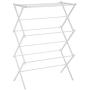 AmazonBasics Foldable Clothes Drying Laundry Rack - White