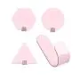 Gallity Self Adhesive Hooks, 4 Pack of Heavy Duty Wall Hooks Stainless Steel Waterproof Stick on Hooks Clothes Coat Key Hanger (Pink) Gallity Self Adhesive Hooks, 4 Pack of Heavy Duty Wall Hooks Stainless Steel Waterproof Stick on Hooks Clothes Coat Key Hanger (Pink)