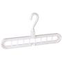 OcEaN Home & Living 2Pcs Clothes Hanger Stand 9 Hole Space Saver Towel Hook Closet Organizer Plastic Rack Storage, White OcEaN Home & Living 2Pcs Clothes Hanger Stand 9 Hole Space Saver Towel Hook Closet Organizer Plastic Rack Storage, White