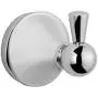 MAYKKE Charlotte Robe and Towel Hook Modern Solid Brass Wall Mount Clothes Hanger for Bathroom Lavatory, Shower, Kitchen Unique Round Ball Accent Design Polished Chrome, XYA1030101
