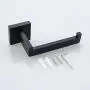 TURS SUS 304 Stainless Steel Toilet Paper Holder Storage Bathroom Paper Towel Dispenser Tissue Roll Hanger Contemporary Square Style Wall Mount
