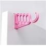 10pcs Random Color Multi-Function Home Accessories Foldable Clothes Hanger Drying Rack 5 Hole