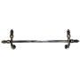 NDDDSD Clothing Rack Retro Wrought Iron Hangers Hanging Rod Clothing Store Hanger Wall Hanging Clothes Display Rack (Size : 120cm)