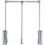 LIUCS Pull-Down Wardrobe Lifting Clothes Rail Telescopic Rod Household Lifting Clothes Hanger Buffered Clothes Rail (Size : 670-900MM)