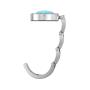 LiNKFOR 10 pcs Foldable Purse Hooks Bag Hanger Holder Table Folding Bag Purse for Handbag Umbrella Hook Hanger Holder Weding Gift