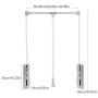 Wardrobe Hanger, Premium Heavy Duty Wardrobe Lift Track Lift Pull Down Adjustable Width Wardrobe Clothes Hanging Rail Soft Return Space Saving(60-86cm)