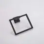 TNOMS Bathroom Hand Towel Holder Square Towel Bar Towel Ring Hanger Wall Mount,SUS304 Stainless Steel Black Finish,GZQ6003BK TNOMS Bathroom Hand Towel Holder Square Towel Bar Towel Ring Hanger Wall Mount,SUS304 Stainless Steel Black Finish,GZQ6003BK