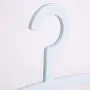 SAASNY Premium Quality Plastic Hangers,Kids Light-Weight Clothes Hangers 8 Plastic Hangers Nursery Hangers with Hooks for Baby,Toddler,Kids,Children (20,Blue) for Drying and Storage
