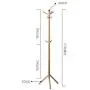 BAIF Coat Racks Lighting Oak Clothes Hanger Landing Simple Bedroom