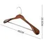 Iddefee Clothes Hanger Wooden Collection Hangers for Adult Everyday Standard Use Clothing Hangers Suit Clothes Hangers 5 Pack for Home Pants Hangers (Color : Brown, Size : 45x23.5cm) Iddefee Clothes Hanger Wooden Collection Hangers for Adult Everyday Standard Use Clothing Hangers Suit Clothes Hangers 5 Pack for Home Pants Hangers (Color : Brown, Size : 45x23.5cm)