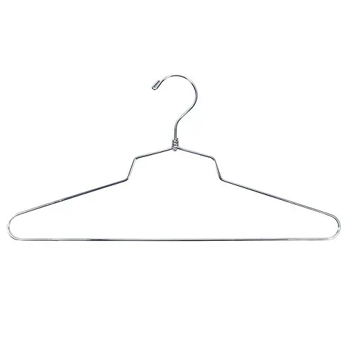 NAHANCO SLD-16 Chrome-Plated Shirt/Dress Hanger, 16" (Pack of 100) NAHANCO SLD-16 Chrome-Plated Shirt/Dress Hanger, 16" (Pack of 100)