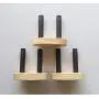 Standard Ukulele Wall Mount Hanger, 3 Pack