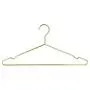 Amber Home Aldut Heavy Duty Gold Wire Metal Coat Hanger Clothes Hangers, Strong Coat Hanger, Slim Shirt Hangers, Metal Hangers with notches, 10 Pack (Gold Length 17) (Renewed) Amber Home Aldut Heavy Duty Gold Wire Metal Coat Hanger Clothes Hangers, Strong Coat Hanger, Slim Shirt Hangers, Metal Hangers with notches, 10 Pack (Gold Length 17) (Renewed)