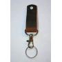 Leather Dangler With Clasp Connector and Keyring - Key Hanger - Knife Dangler - Multi Use - Key Fob Ring, Sheath Holder, Belt Loop - Genuine Leather - Handmade In The USA